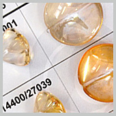 transparent glass beads 2009 + Lustre